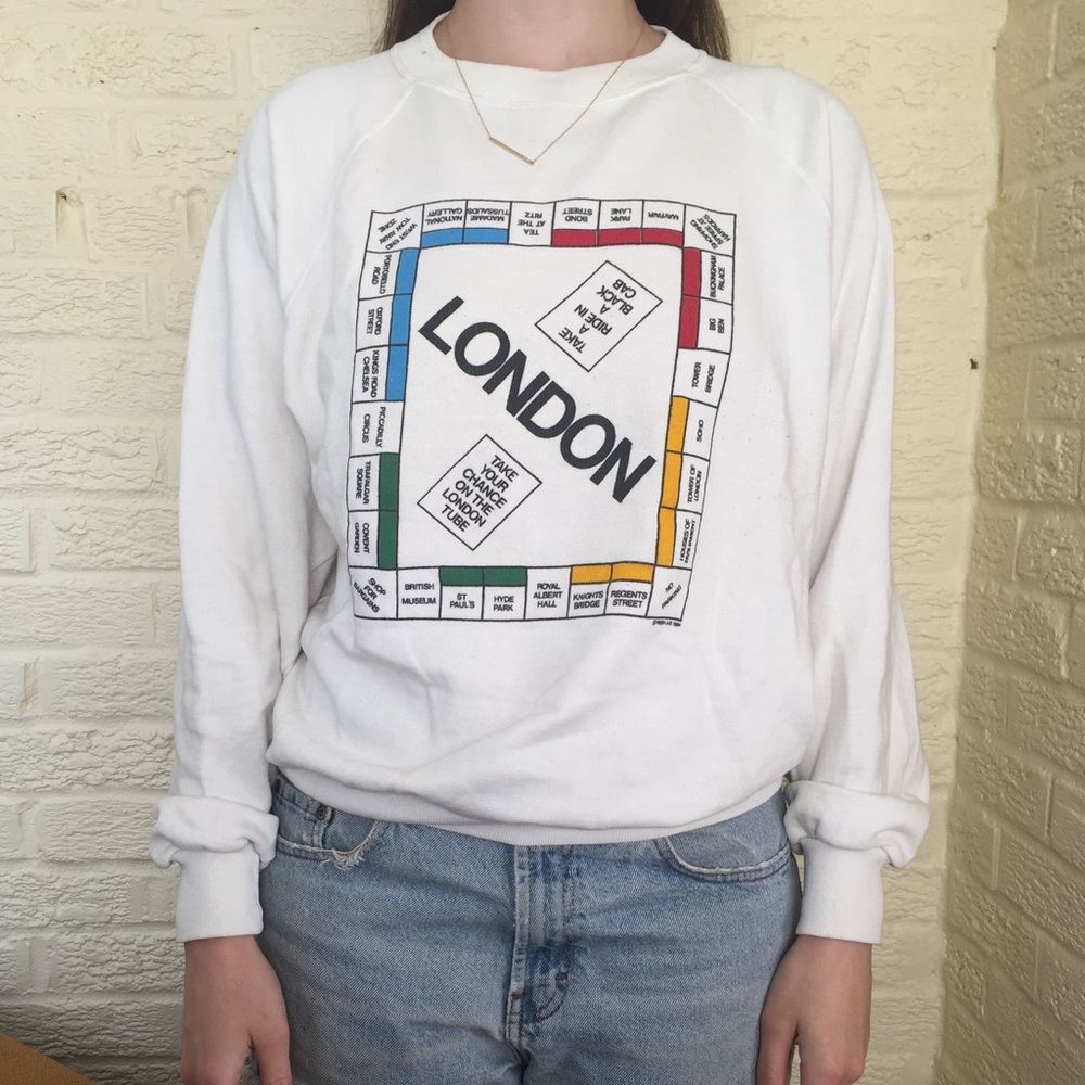 Vintage London Monopoly Sweatshirt